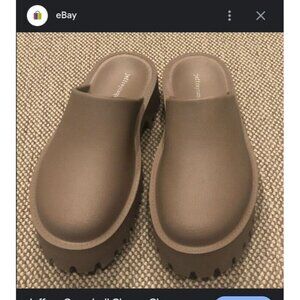 Jeffrey Campbell Brown Platform Clog Mules